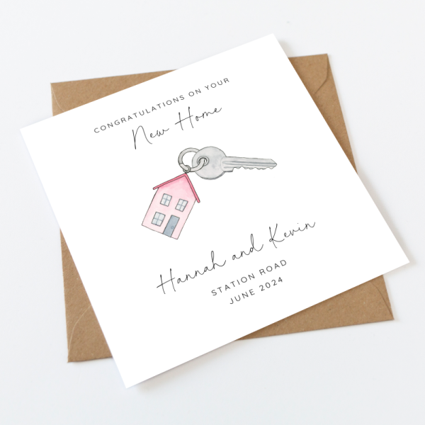 Personalised New Home Cards - Happy New Home Card